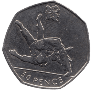 2011 CIRCULATED LONDON OLYMPIC 2012 50p JUDO - 50p CIRCULATED OLYMPIC - Cambridgeshire Coins