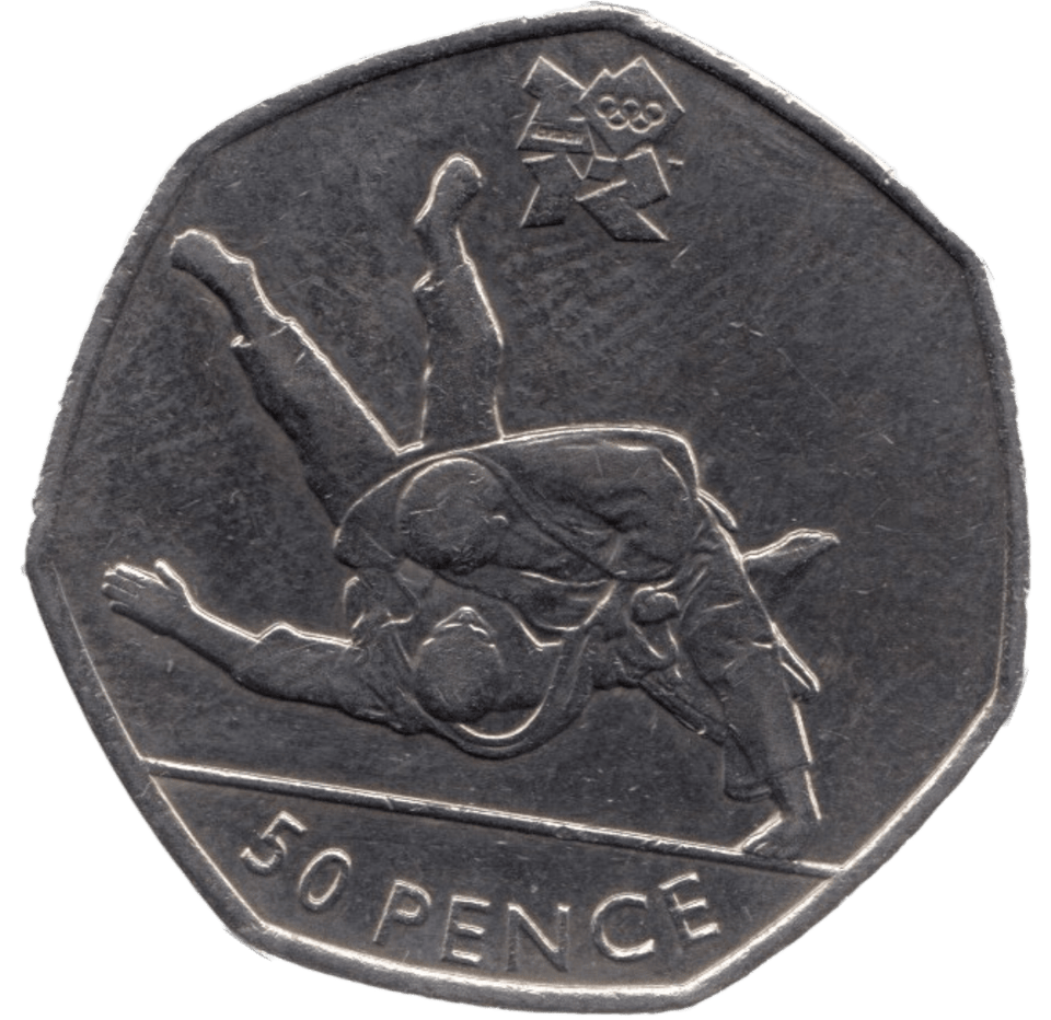 2011 CIRCULATED LONDON OLYMPIC 2012 50p JUDO - 50p CIRCULATED OLYMPIC - Cambridgeshire Coins