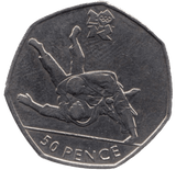 2011 CIRCULATED LONDON OLYMPIC 2012 50p JUDO - 50p CIRCULATED OLYMPIC - Cambridgeshire Coins