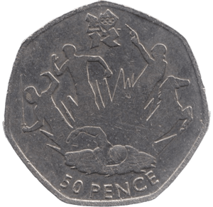 2011 CIRCULATED LONDON OLYMPIC 2012 50p PENTATHLON - 50p CIRCULATED OLYMPIC - Cambridgeshire Coins