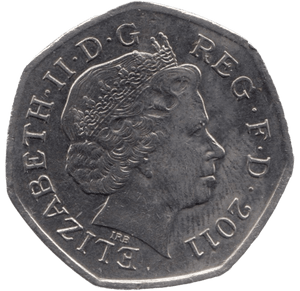 2011 CIRCULATED LONDON OLYMPIC 2012 50p ROWING - 50p CIRCULATED OLYMPIC - Cambridgeshire Coins