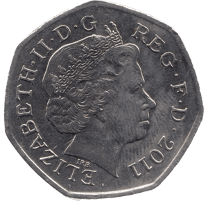 2011 CIRCULATED LONDON OLYMPIC 2012 50p WHEELCHAIR RUGBY - 50p CIRCULATED OLYMPIC - Cambridgeshire Coins