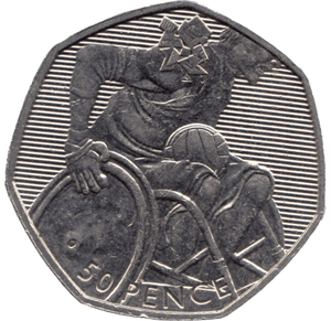 2011 CIRCULATED LONDON OLYMPIC 2012 50p WHEELCHAIR RUGBY - 50p CIRCULATED OLYMPIC - Cambridgeshire Coins