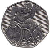 2011 CIRCULATED LONDON OLYMPIC 2012 50p WHEELCHAIR RUGBY - 50p CIRCULATED OLYMPIC - Cambridgeshire Coins