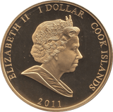 2011 COOK ISLANDS $1 COMMEMORATIVE COIN PRINCE WILLIAM & CATHERINE - WORLD COINS - Cambridgeshire Coins