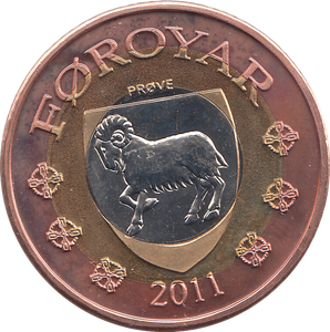 2011 FAORE ISLANDS 50 KRONUR - WORLD COINS - Cambridgeshire Coins