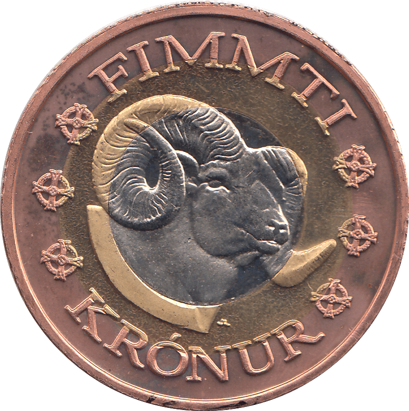 2011 FAORE ISLANDS 50 KRONUR - WORLD COINS - Cambridgeshire Coins