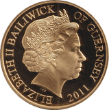 2011 FIFTY PENCE BAILIWICK OF GUERNSEY DIAMOND JUBILEE - WORLD COINS - Cambridgeshire Coins