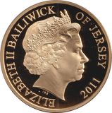 2011 FIFTY PENCE BAILIWICK OF JERSEY DIAMOND JUBILEE - WORLD COINS - Cambridgeshire Coins