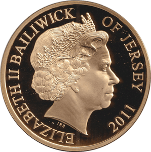 2011 FIFTY PENCE BAILIWICK OF JERSEY DIAMOND JUBILEE - WORLD COINS - Cambridgeshire Coins