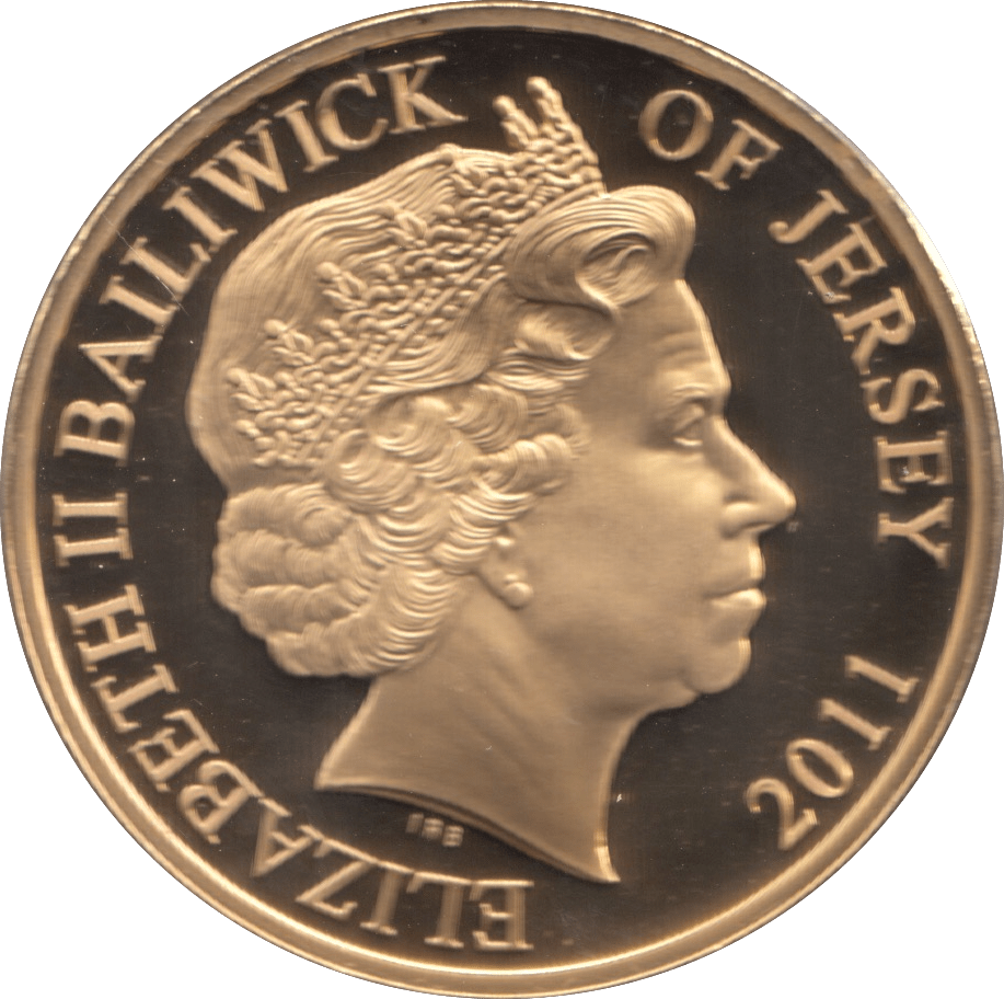 2011 FIFTY PENCE BAILIWICK OF JERSEY DIAMOND JUBILEE - WORLD COINS - Cambridgeshire Coins