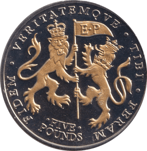 2011 FIVE POUNDS LIFETIME OF SERVICE BAILWICK OF JERSEY - £5 Proof - Cambridgeshire Coins