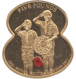 2011 FIVE POUNDS ROYAL BRITISH LEGION ( PROOF ) - WORLD COINS - Cambridgeshire Coins