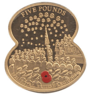2011 FIVE POUNDS ROYAL BRITISH LEGION ( PROOF ) - WORLD COINS - Cambridgeshire Coins