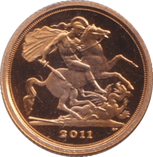 2011 GOLD QUARTER SOVEREIGN ( PROOF ) - QUARTER SOVEREIGN - Cambridgeshire Coins