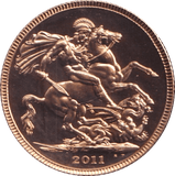 2011 GOLD SOVEREIGN ( BU ) - SOVEREIGN - Cambridgeshire Coins