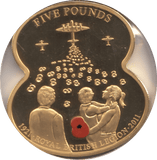 2011 GUERNSEY £5 COMMEMORATIVE COIN ROYAL BRITISH LEGION - WORLD COINS - Cambridgeshire Coins