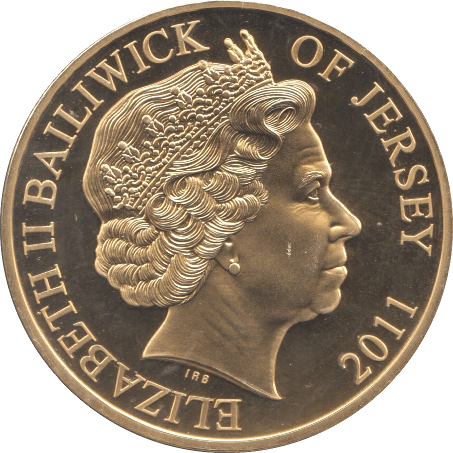 2011 JERSEY DIAMOND JUBILEE FIFTY PENCE - WORLD COINS - Cambridgeshire Coins