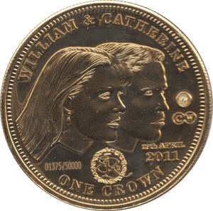 2011 ONE CROWN TRISTAN DA CUNHA F143 - WORLD COINS - Cambridgeshire Coins