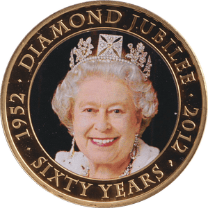 2011 ONE DOLLAR COOK ISLANDS DIAMOND JUBILEE SIXTY YEARS - WORLD COINS - Cambridgeshire Coins