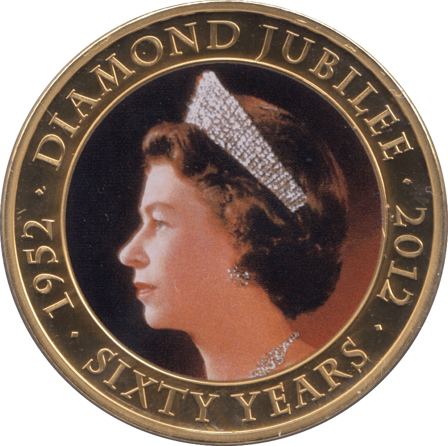 2011 ONE DOLLAR COOK ISLANDS DIAMOND JUBILEE - WORLD COINS - Cambridgeshire Coins