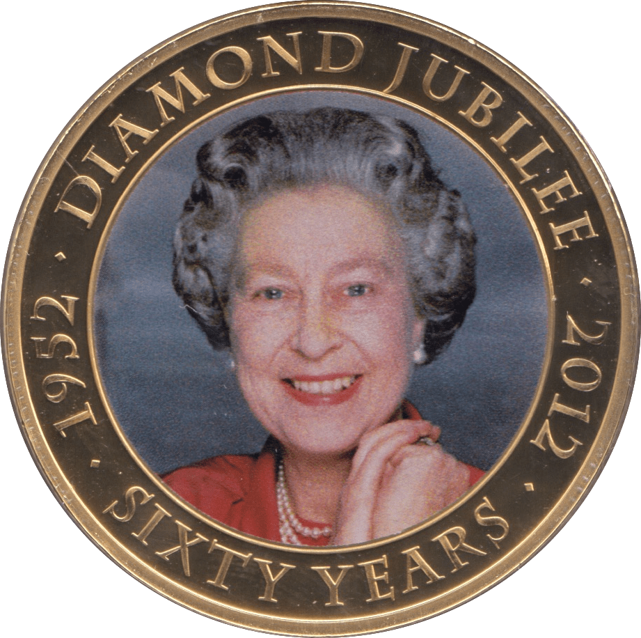 2011 ONE DOLLAR COOK ISLANDS DIAMOND JUBILEE - WORLD COINS - Cambridgeshire Coins