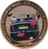 2011 ONE DOLLAR COOK ISLANDS WILLIAM AND CATHERINE ROYAL WEDDING - WORLD COINS - Cambridgeshire Coins