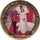 2011 ONE DOLLAR COOK ISLANDS WILLIAM AND CATHERINE ROYAL WEDDING - WORLD COINS - Cambridgeshire Coins