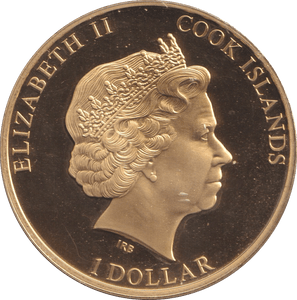 2011 ONE DOLLAR COOK ISLANDS WILLIAM AND CATHERINE ROYAL WEDDING - WORLD COINS - Cambridgeshire Coins