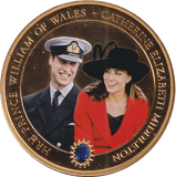 2011 ONE DOLLAR COOK ISLANDS WILLIAM AND CATHERINE - WORLD COINS - Cambridgeshire Coins