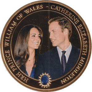 2011 ONE DOLLAR COOK ISLANDS WILLIAM AND CATHERINE - WORLD COINS - Cambridgeshire Coins