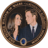 2011 ONE DOLLAR COOK ISLANDS WILLIAM AND CATHERINE - WORLD COINS - Cambridgeshire Coins