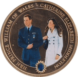 2011 ONE DOLLAR COOK ISLANDS WILLIAM AND KATHERINE - WORLD COINS - Cambridgeshire Coins