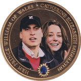 2011 ONE DOLLAR COOK ISLANDS WILLIAM AND KATHERINE - WORLD COINS - Cambridgeshire Coins