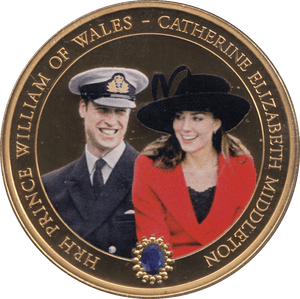 2011 ONE DOLLAR COOK ISLANDS WILLIAM AND KATHERINE - WORLD COINS - Cambridgeshire Coins