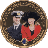 2011 ONE DOLLAR COOK ISLANDS WILLIAM AND KATHERINE - WORLD COINS - Cambridgeshire Coins
