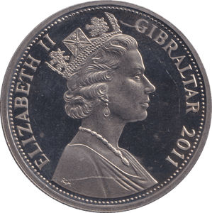 2011 PRINCE WILLIAM & MISS CATHERINE CROWN GIBRALTAR - WORLD COINS - Cambridgeshire Coins