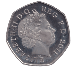 2011 PROOF 50P - 50p PROOF - Cambridgeshire Coins