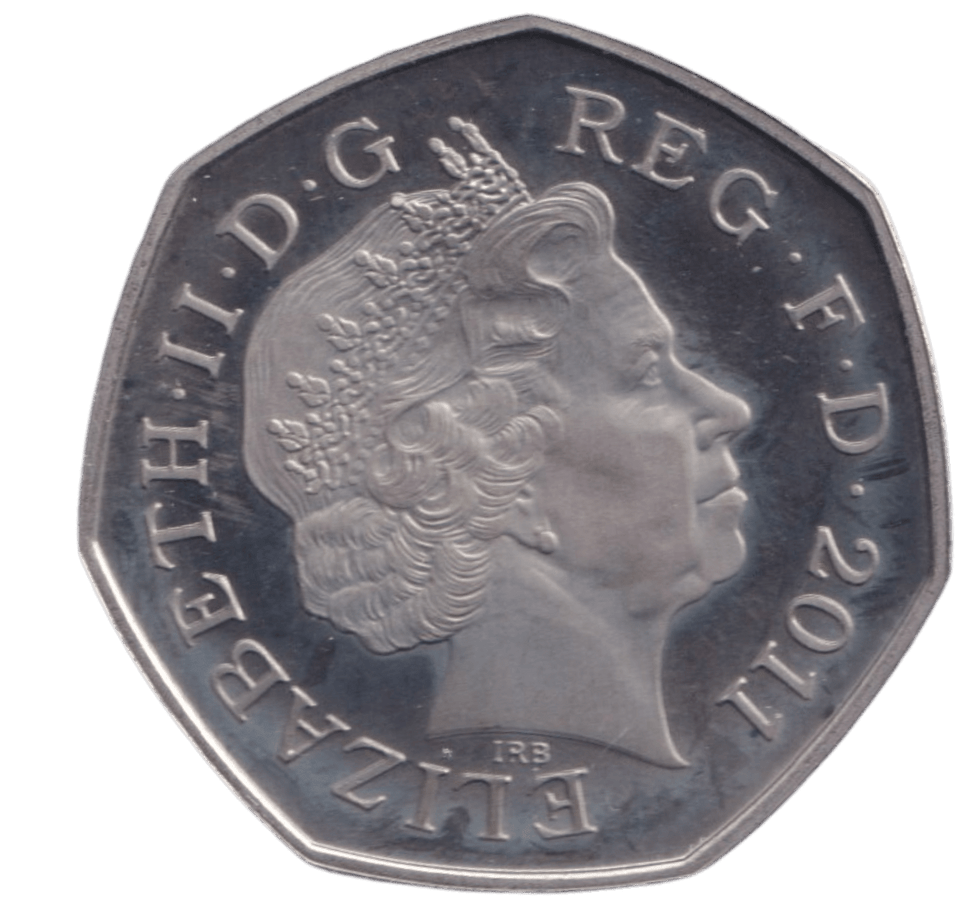 2011 PROOF 50P - 50p PROOF - Cambridgeshire Coins