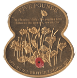 2011 PROOF ROYAL BRITISH LEGION FIVE POUNDS GUERNSEY - WORLD COINS - Cambridgeshire Coins