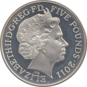 2011 SILVER £5 WILLIAM AND CATHERINE ( PROOF ) - SILVER WORLD COINS - Cambridgeshire Coins