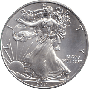 2011 SILVER DOLLAR USA - SILVER WORLD COINS - Cambridgeshire Coins