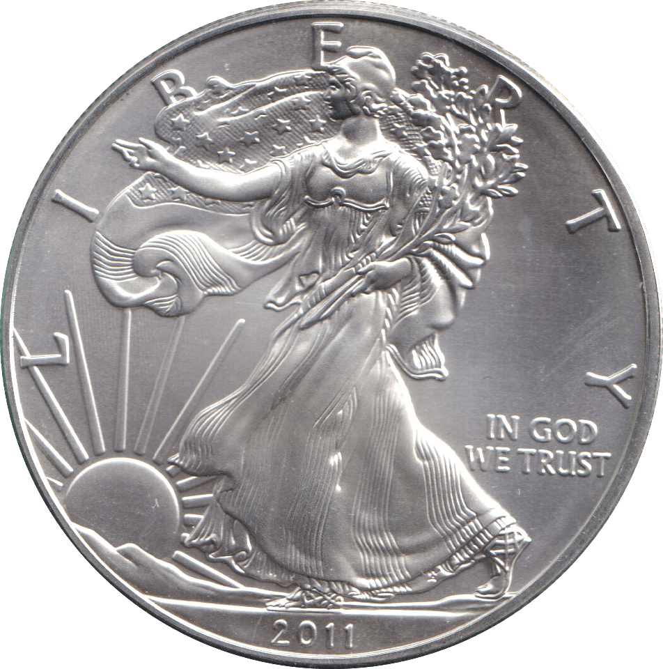 2011 SILVER DOLLAR USA - SILVER WORLD COINS - Cambridgeshire Coins