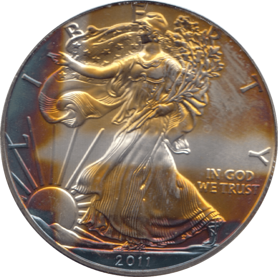 2011 SILVER LIBERTY DOLLAR USA - SILVER WORLD COINS - Cambridgeshire Coins