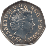 2011 SILVER LONDON OLYMPICS 50P ( BU ) - 50P REGIONAL ISSUES - Cambridgeshire Coins