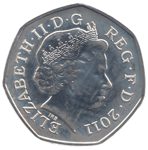 2011 SILVER OLYMPIC 50P WHEELCHAIR RUGBY ( BU ) - SILVER WORLD COINS - Cambridgeshire Coins