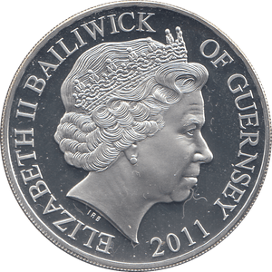 2011 SILVER PROOF 5 POUNDS BRITISH ARMY ARMED FORCES - WORLD COINS - Cambridgeshire Coins
