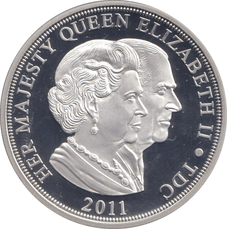 2011 SILVER PROOF £5 - SILVER WORLD COINS - Cambridgeshire Coins