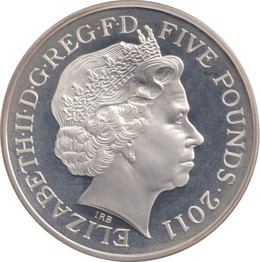 2011 SILVER PROOF CROWN WILLIAM AND CATHERINE - SILVER WORLD COINS - Cambridgeshire Coins