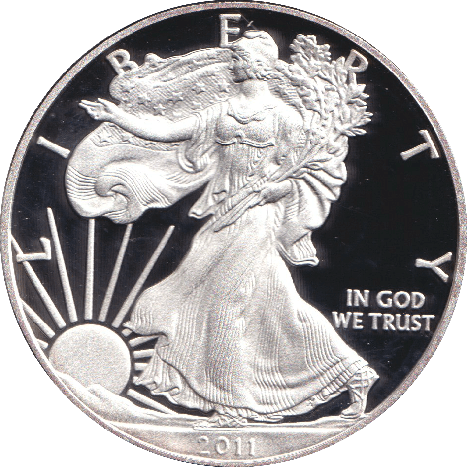 2011 SILVER PROOF LIBERTY DOLLAR USA - SILVER WORLD COINS - Cambridgeshire Coins